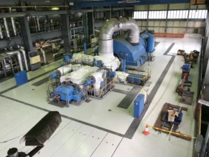 Epoxy lantai ruang generator dan workshop Pabrik